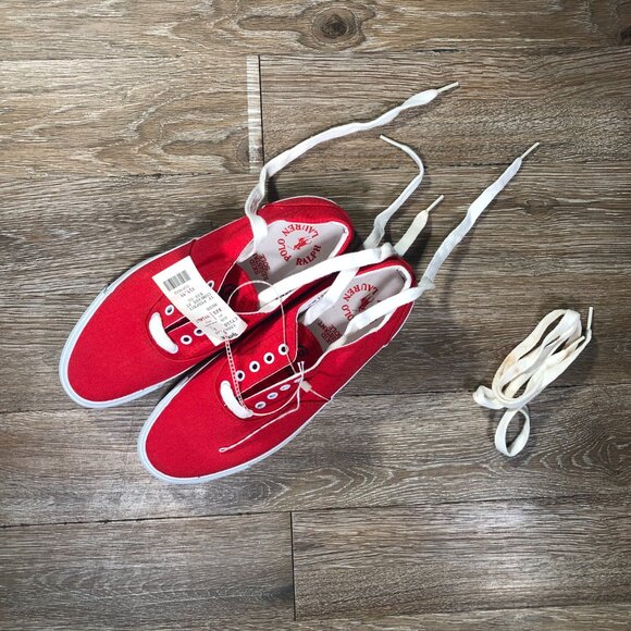 Polo Ralph Lauren CP RL-92 1992 Canvas Shoes 90s 132102 Red Size 8D Vintage NWT